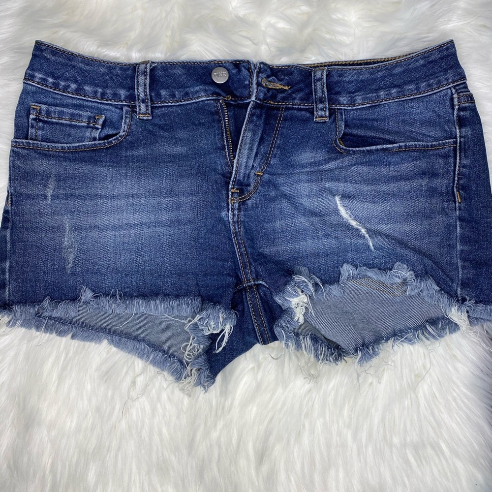 PINK jean shorts